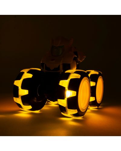 Elektronska igračka Tomy - Monster Treads, Bumblebee, sa svjetlećim gumama - 6